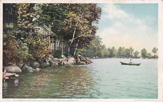 New Hampshire Wolfeboro Point Breeze And Camp Lake Wentworth