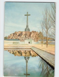 Postcard The Cross, posterior part, Santa Cruz Del Valle De Los Caidos, Spain