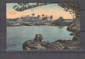 BERMUDA, LION ROCK, c1910 ppc., unused.