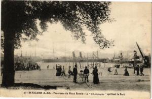 CPA St-NAZAIRE - Panorama du Vieux Bassin - La Champagne ... (222362)