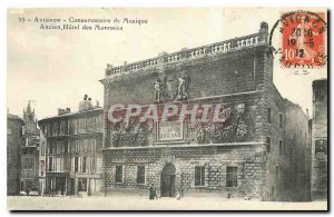 Old postcard Avignon Conservatory Muqsiue Old Mint Hotel