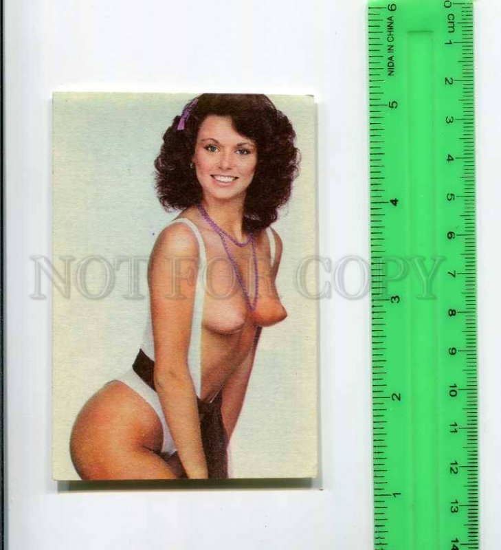 263934 USSR ESTONIA Nude girl Koop Jaana Pocket CALENDAR 1990