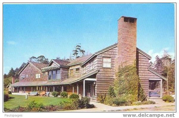 Kalaloch Lodge at Kalaloch Beach, Clearwater, Washington, WA,  Chrome