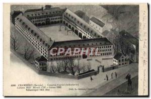 Postcard Old Army Barracks Chambery Curial Infantry Lutzen Rivoli Sebastopol ...