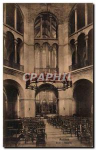Old Postcard Aachen Dom Inneres