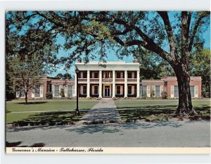 Postcard Governor's Mansion Tallahassee Florida USA