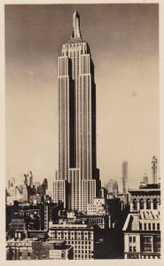 New York City The Empire State Building Real Photo