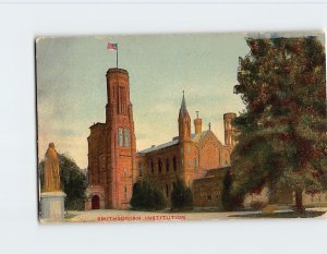 Postcard Smithsonian Institution, Washington, District of Columbia