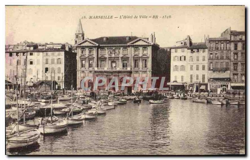 Postcard Old City of Marseilles Hotel