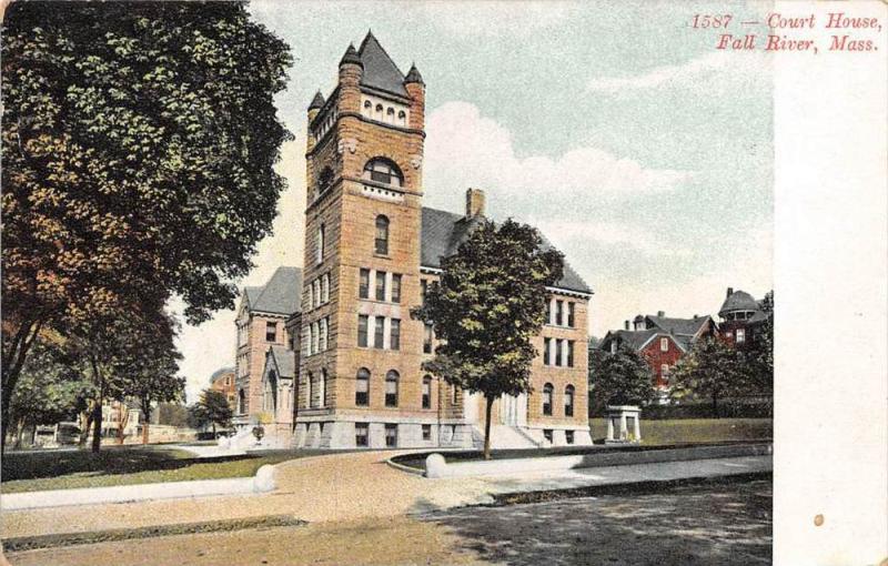 25754 MA, Fall River, 1908, Court House, No. 1587