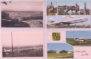 AIRPORTS France 84 Postcards pre-1980 (L3824)