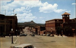 Prescott Arizona AZ Street Scene 1950s-60s  Postcard