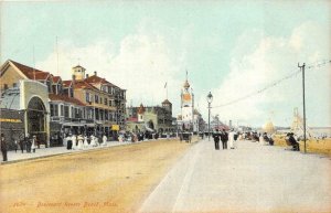 BOULEVARD REVERE BEACH MASSACHUSETTS POSTCARD (c. 1910) ***
