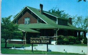 1950s Dining Room Hospitality House Monte Plaza Hotel Huntsville AL Postcard