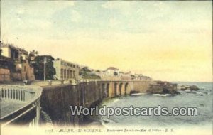 Boulevard Front-de-Mer et Villas Alger, St Eugene Algeria, Africa, Unused 