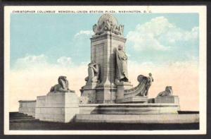 Columbus Memorial,Union Station,Washington,DC Postcard 