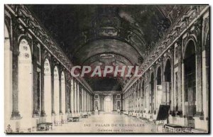 Old Postcard Palace Of Versailles Hall of Mirrors