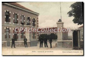 Postcard Old Barracks Toul From 39th Artillery Regiment On