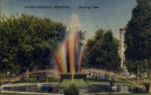 Fisher Memorial Fountain - Hastings, Nebraska NE  