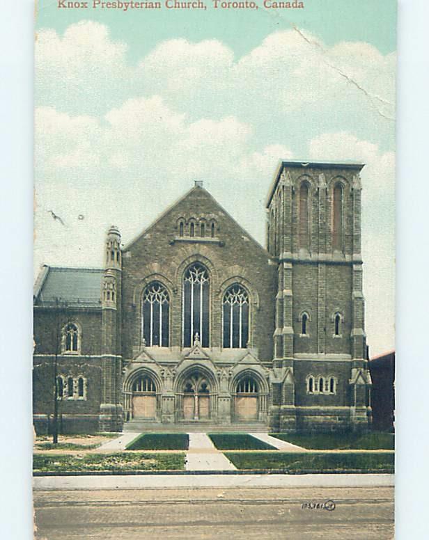 Divided-Back KNOX PRESBYTERIAN CHURCH Toronto Ontario ON G4351