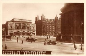 uk30103 lime street and the new empire liverpool real photo uk