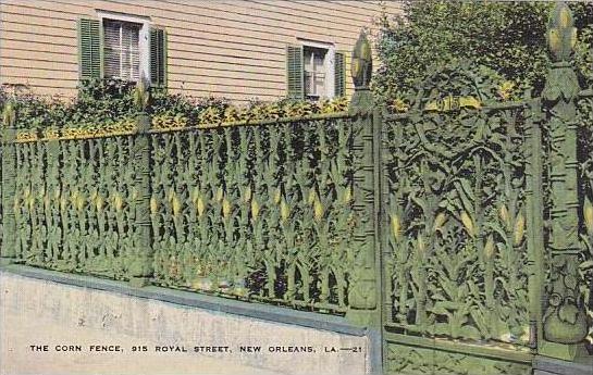 Louisiana New Orleans The Corn Fence 915 Royal Street