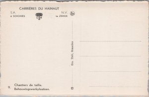 Belgium Soignies Carrieres Du Hainaut Zinnik Vintage Postcard 09.10