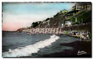 Postcard Old Granville Beach and Sea High