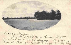 Sunset Lake Vicksburg Michigan 1907 postcard