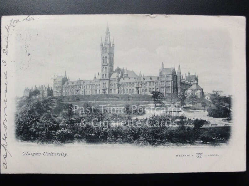 Glasgow University (UB) c1903 Pub by Reliable Series