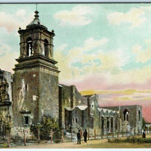 c1905 San Antonio, TX Raphael Tuck - Mission San Jose Litho Photo Church UDB A15