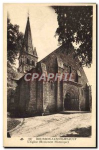 Old Postcard Bourbon l & # 39Archambault L & # 39Eglise