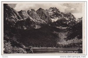 RP, Eibsee mit Zugspitze 2964m (Garmisch-Partenkirchen), Bavaria, Germany, 19...