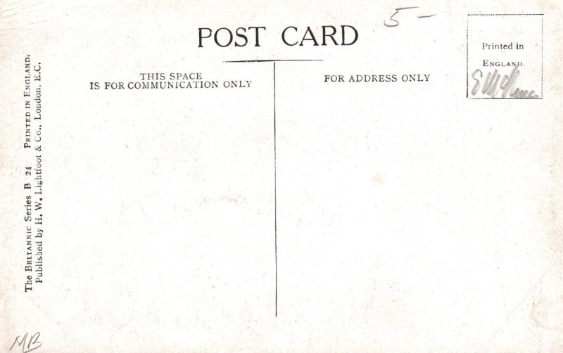 Royal Navy Battleship Britain Germany Flags Postcard c1910s 'Union Strength'