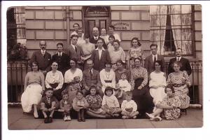 Real Photo, People Chatsworth House, Derbyshire, England