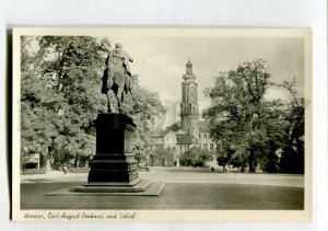 3142893 Germany WEIMAR Carl August Monument Denkmal & Castle PC