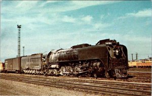 Postcard TRAIN SCENE North Platte Nebraska NE AN4473