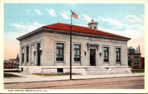 Illinois Granite City Post Office Curteich
