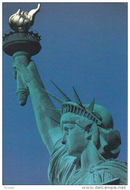 NEW YORK CITY, New York, 1950-1970´s; Statue of Liberty