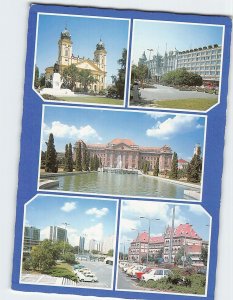 Postcard Landmarks in Debrecen Hungary