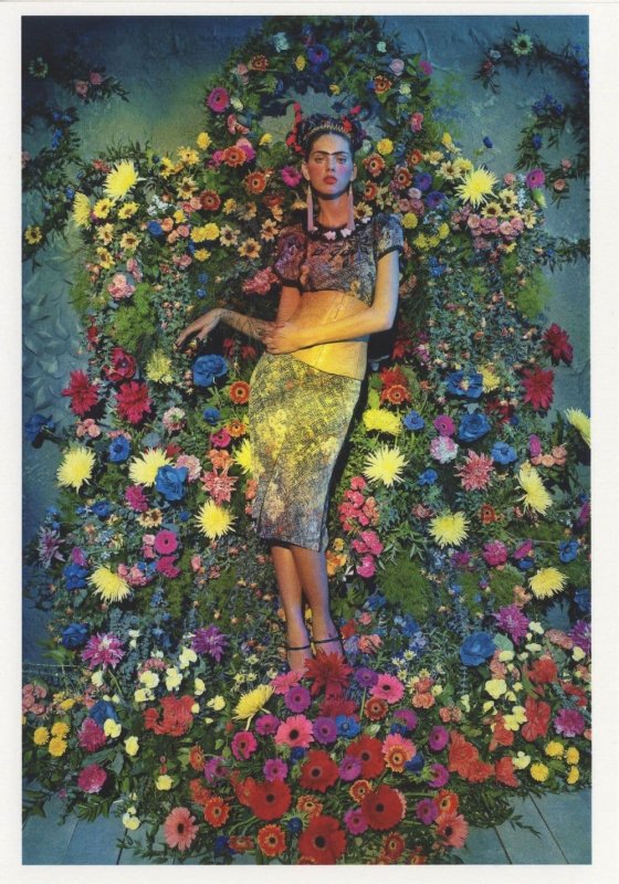 Sandrine Dulermo Michael Labica Frida Kahlo Italian Fashion Postcard