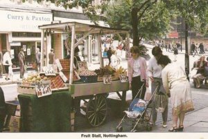 Fruit Grocery Market Stall Outside City Opticians Nottingham Postcard