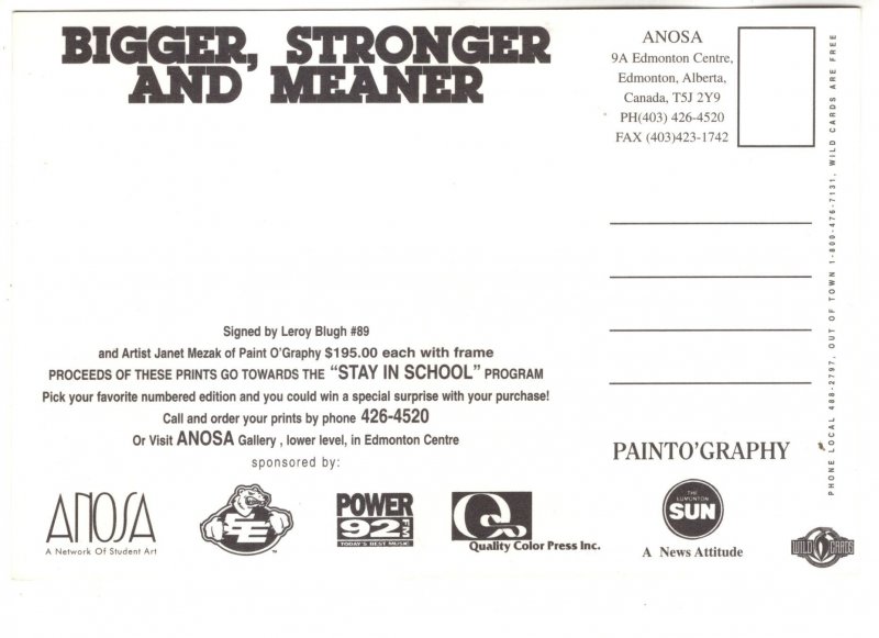 Football Painting, Stay in School Program,