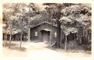 Guntertown Maryland Cabin Cottages Real Photo Antique Postcard K105099