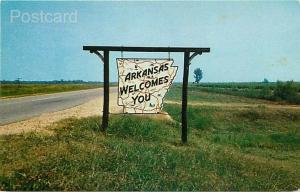 AR, Arkansas, Welcome Sign, View Gram No. 2921