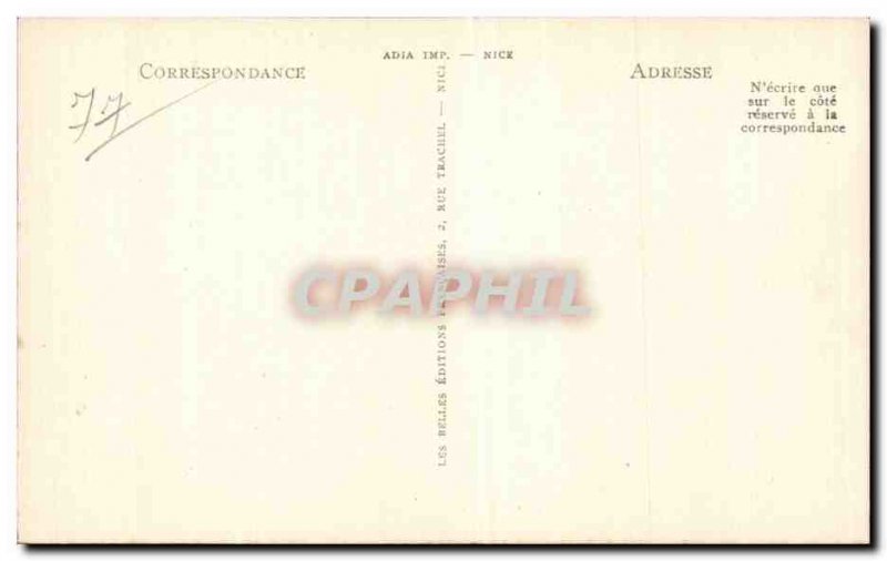 Nemours - The Castle and the Tower - Old Postcard