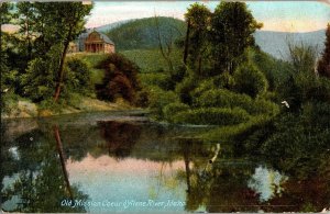 Old Mission Coeur d'Alene River, ID c1909 Vintage Postcard B78