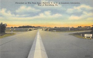 Cloverleaf on William Penn Super Highway US 22 at Jonestown Intersection - Ha...