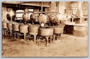 RPPC 1917  WW1  US Army  Jefferson Barracks   Kitchen  Missouri   Postcard