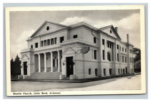 Vintage 1930's Postcard First Baptist Church Louisiana St. Little Rock Arkansas